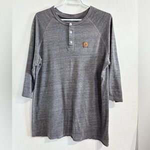 🎉4/30$🎉 TEN TREE Grey Henley 3/4 Sleeve Shirt 🌿